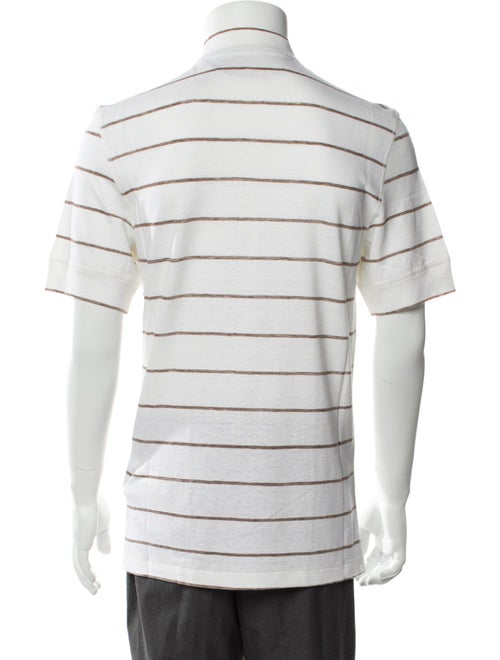 Brunello Cucinelli Linen Striped Henley