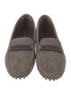 Brunello Cucinelli Suede Beaded Accents Loafers