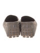 Brunello Cucinelli Suede Beaded Accents Loafers
