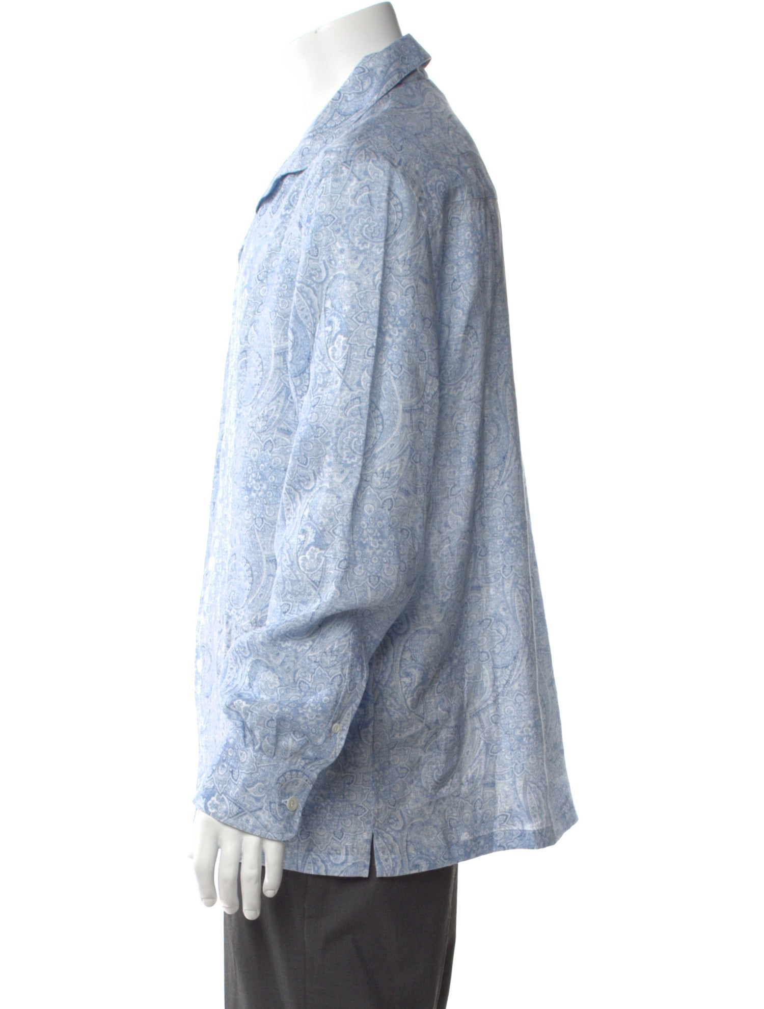 Brunello Cucinelli Linen Printed Shirt w/ Tags