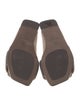 Brunello Cucinelli Suede Beaded Accents Slides
