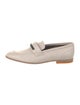 Brunello Cucinelli Leather Beaded Accents Flats