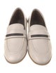 Brunello Cucinelli Leather Beaded Accents Flats