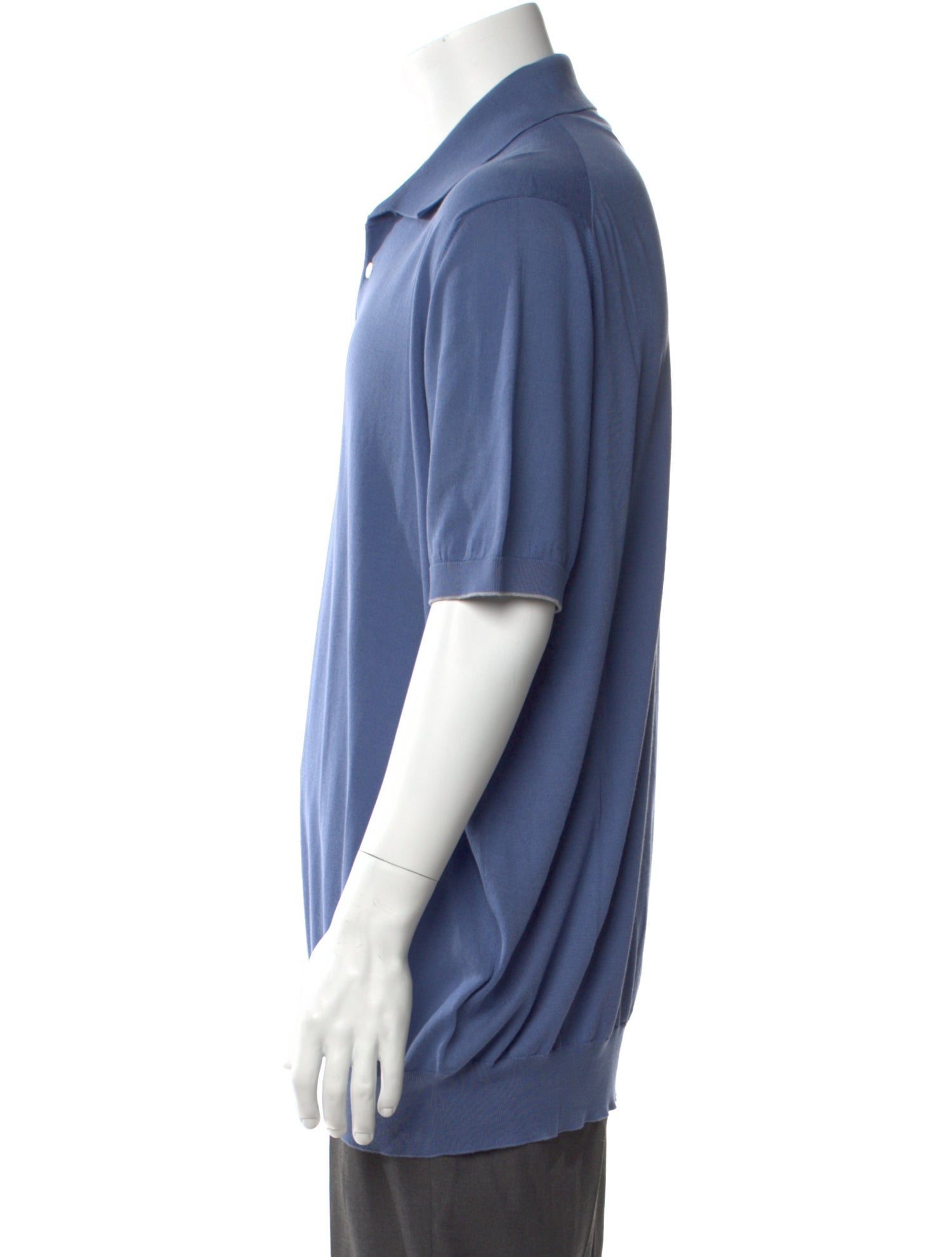 Brunello Cucinelli Collar Short Sleeve Polo Sweater