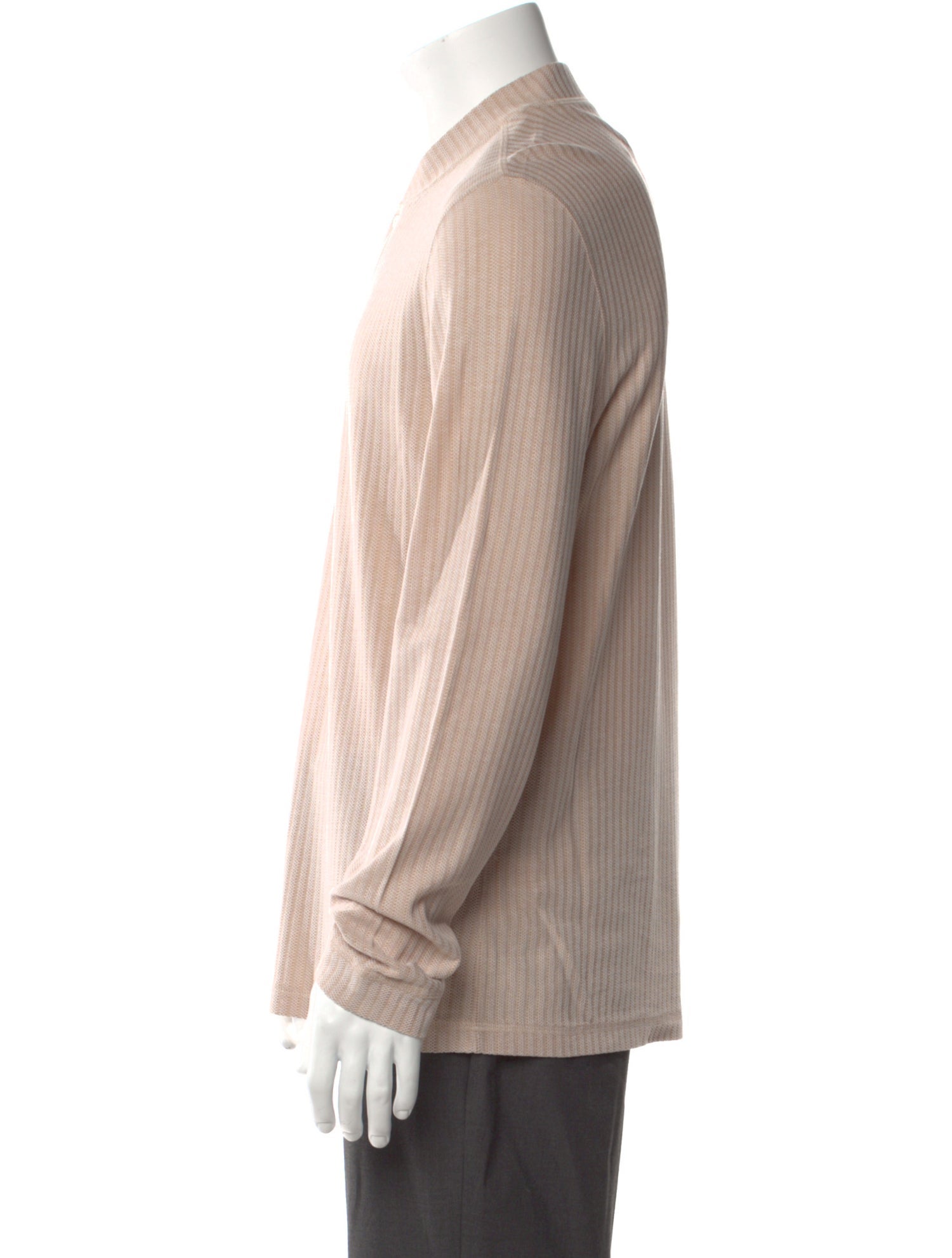 Brunello Cucinelli Crew Neck Long Sleeve Polo Shirt