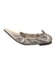 Brunello Cucinelli Leather Beaded Accents Ballet Flats