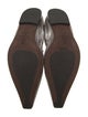 Brunello Cucinelli Leather Beaded Accents Ballet Flats