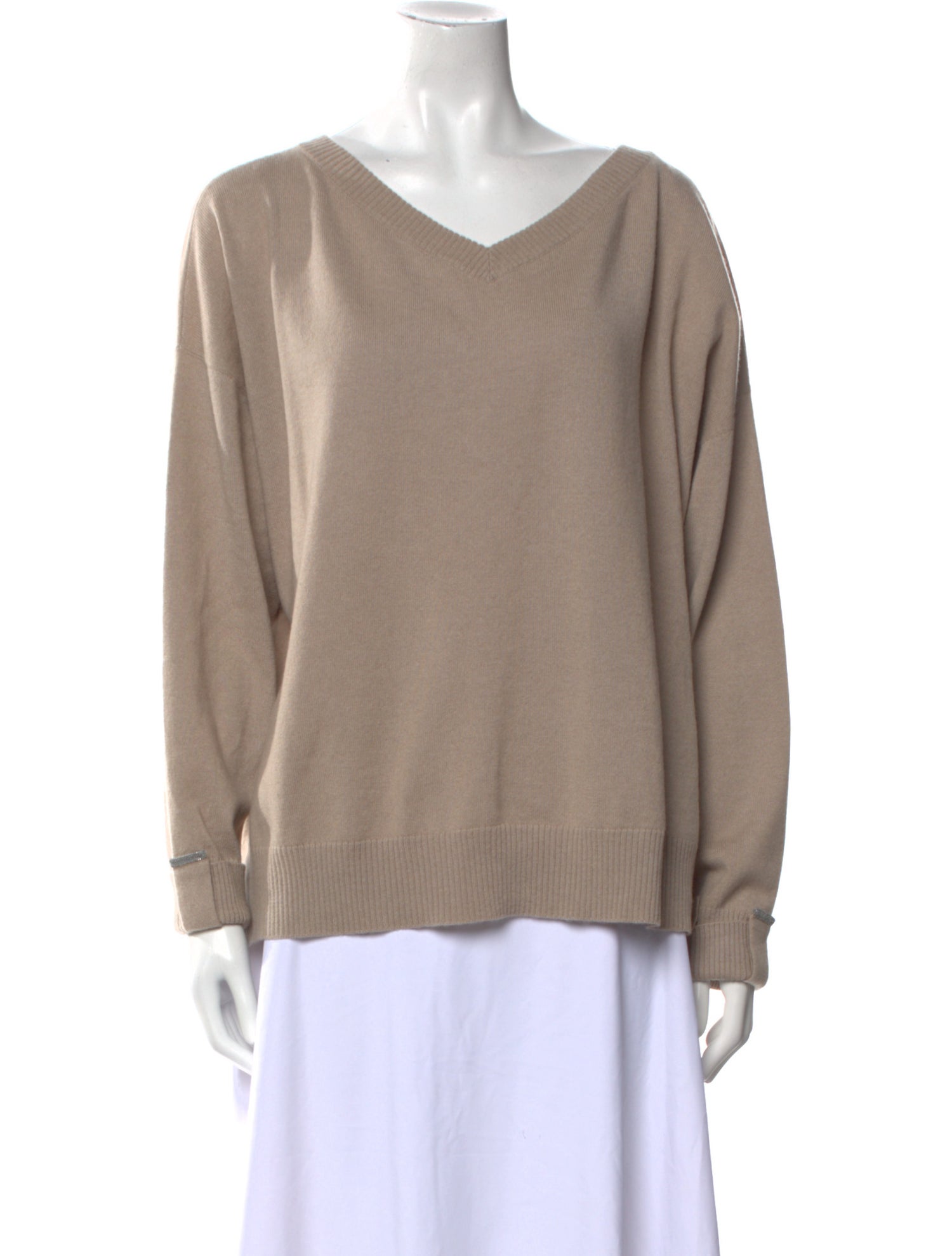 Brunello Cucinelli Cashmere V-Neck Sweater