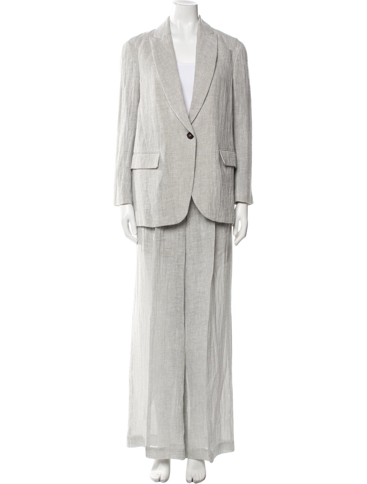 Brunello Cucinelli Linen Pantsuit