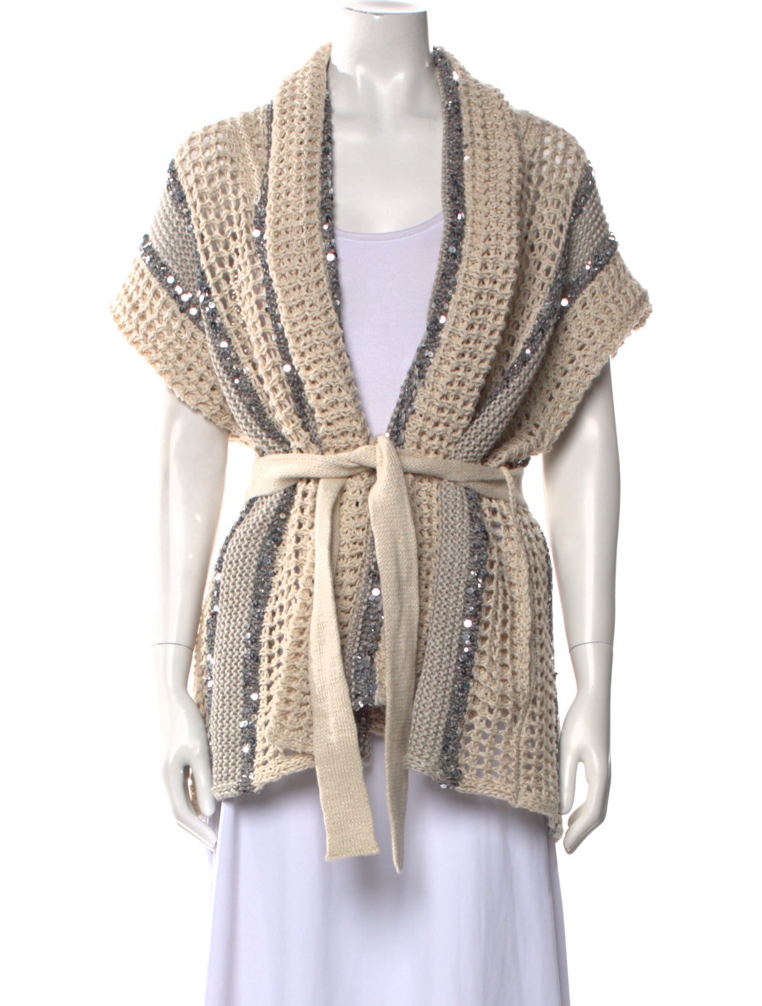 Brunello Cucinelli Open Front Sweater