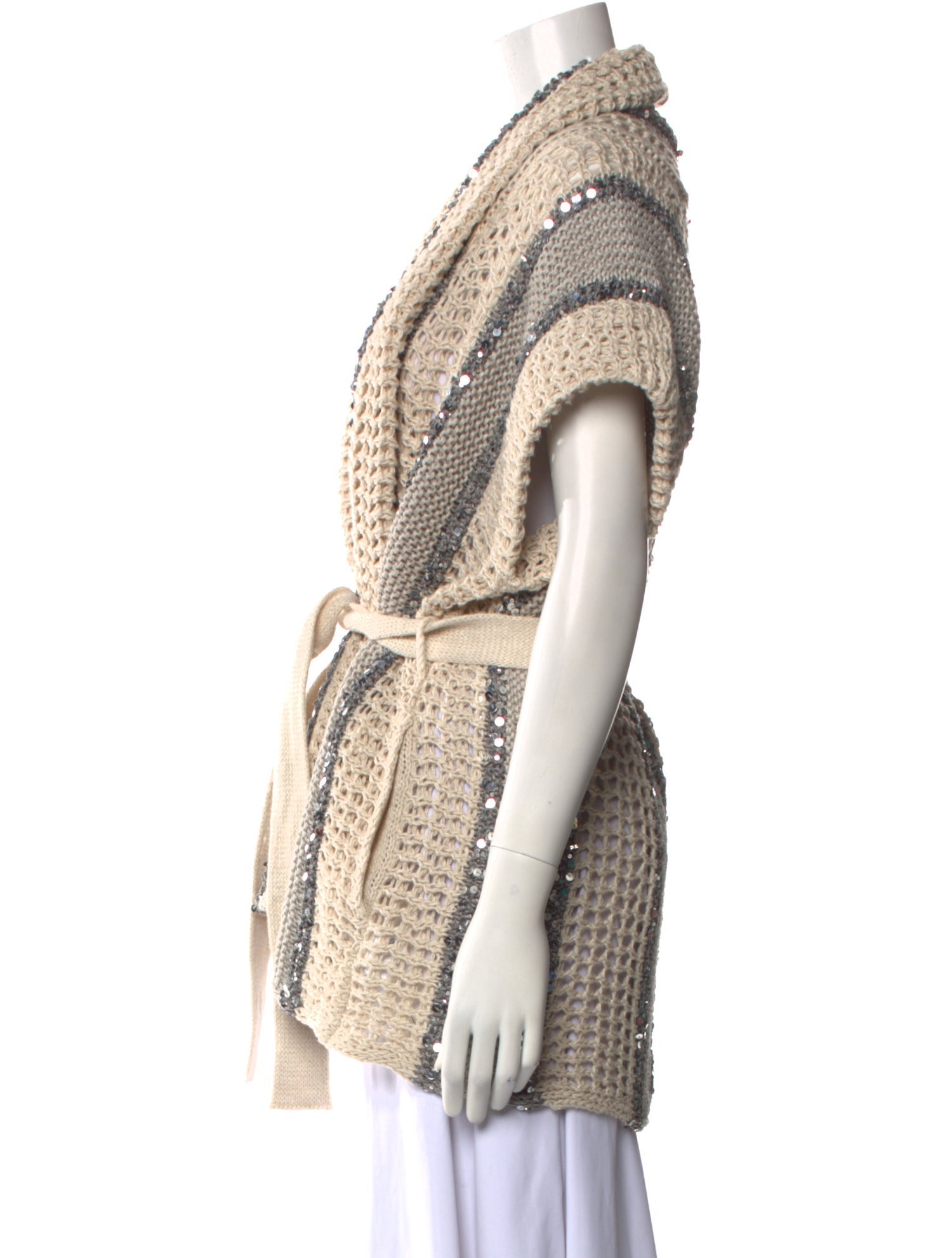 Brunello Cucinelli Open Front Sweater