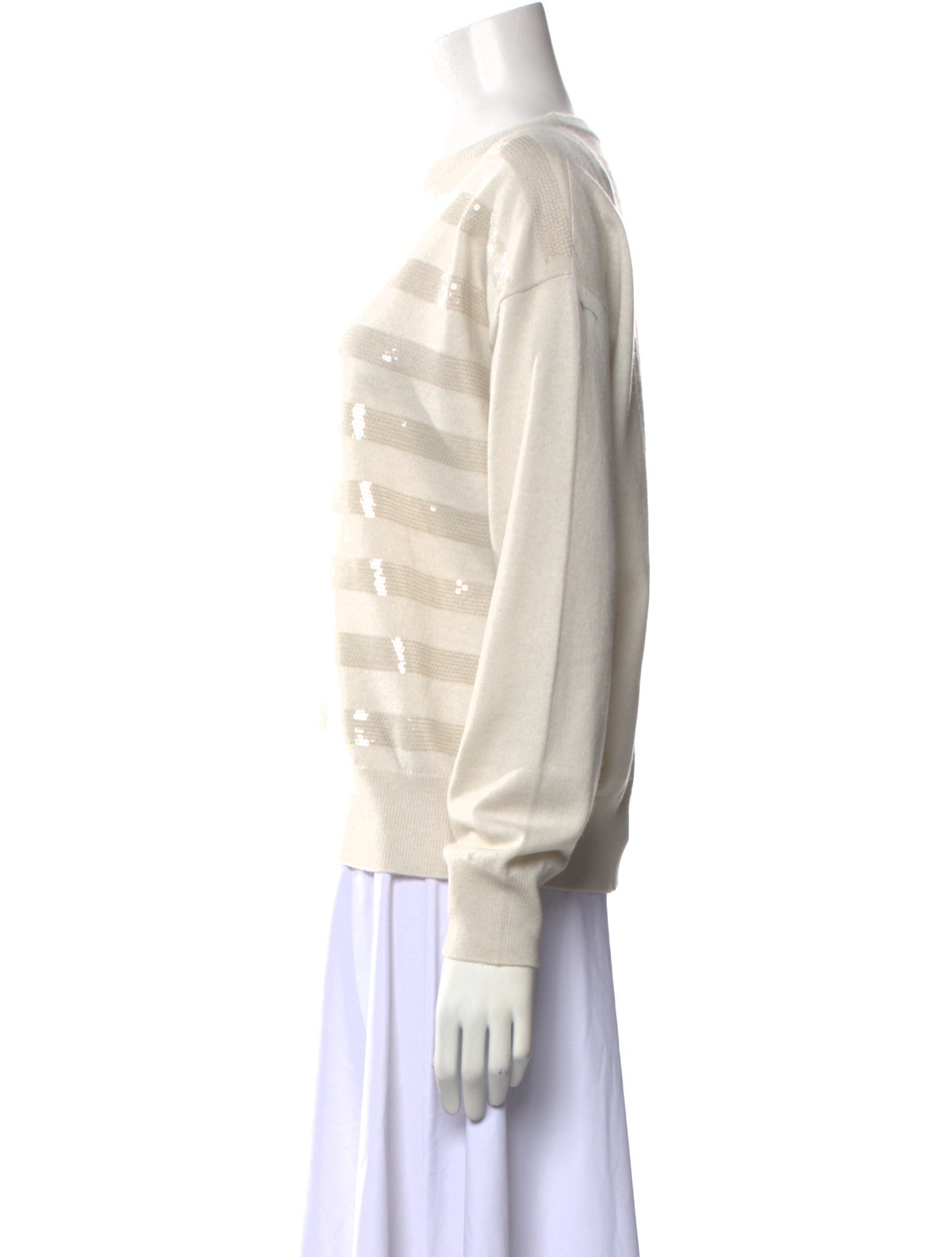 Brunello Cucinelli Cashmere Striped Sweater