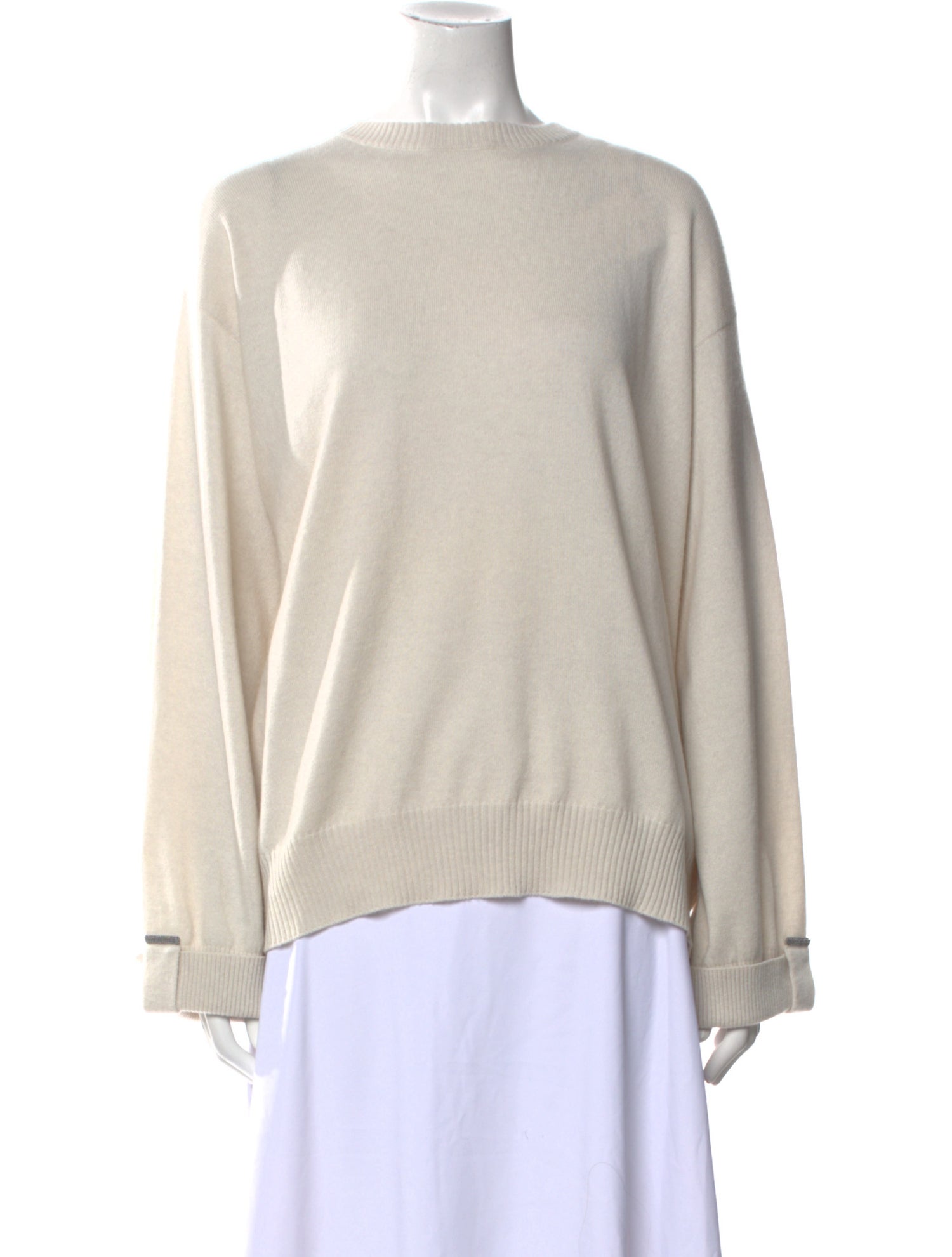 Brunello Cucinelli Cashmere Bateau Neckline Sweater