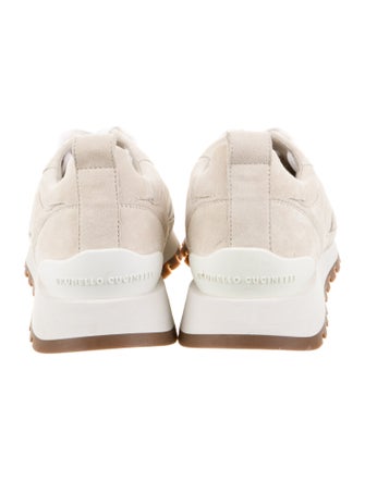 Brunello Cucinelli Monili Suede Gladiator Sandals