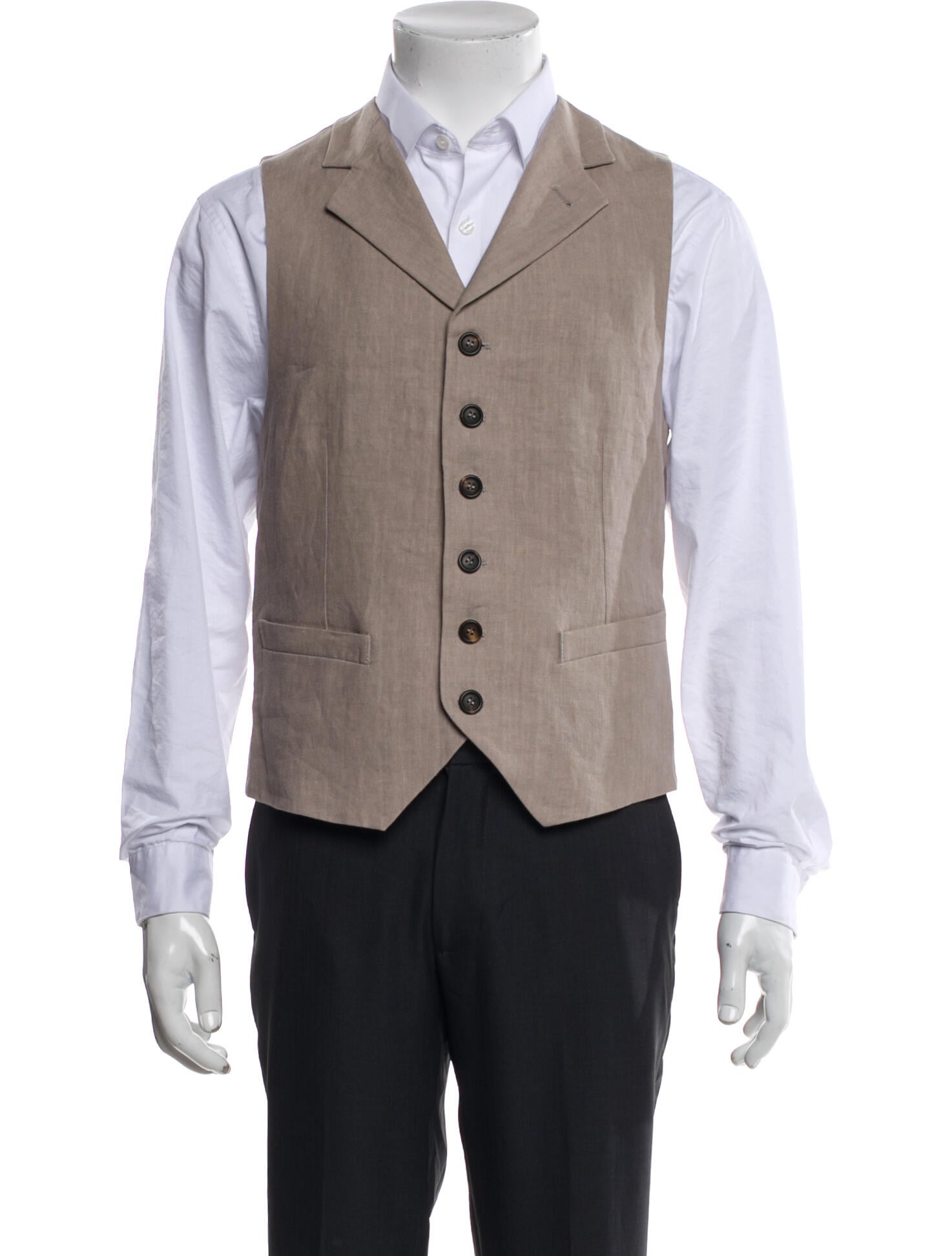 Brunello Cucinelli Linen Suit Vest