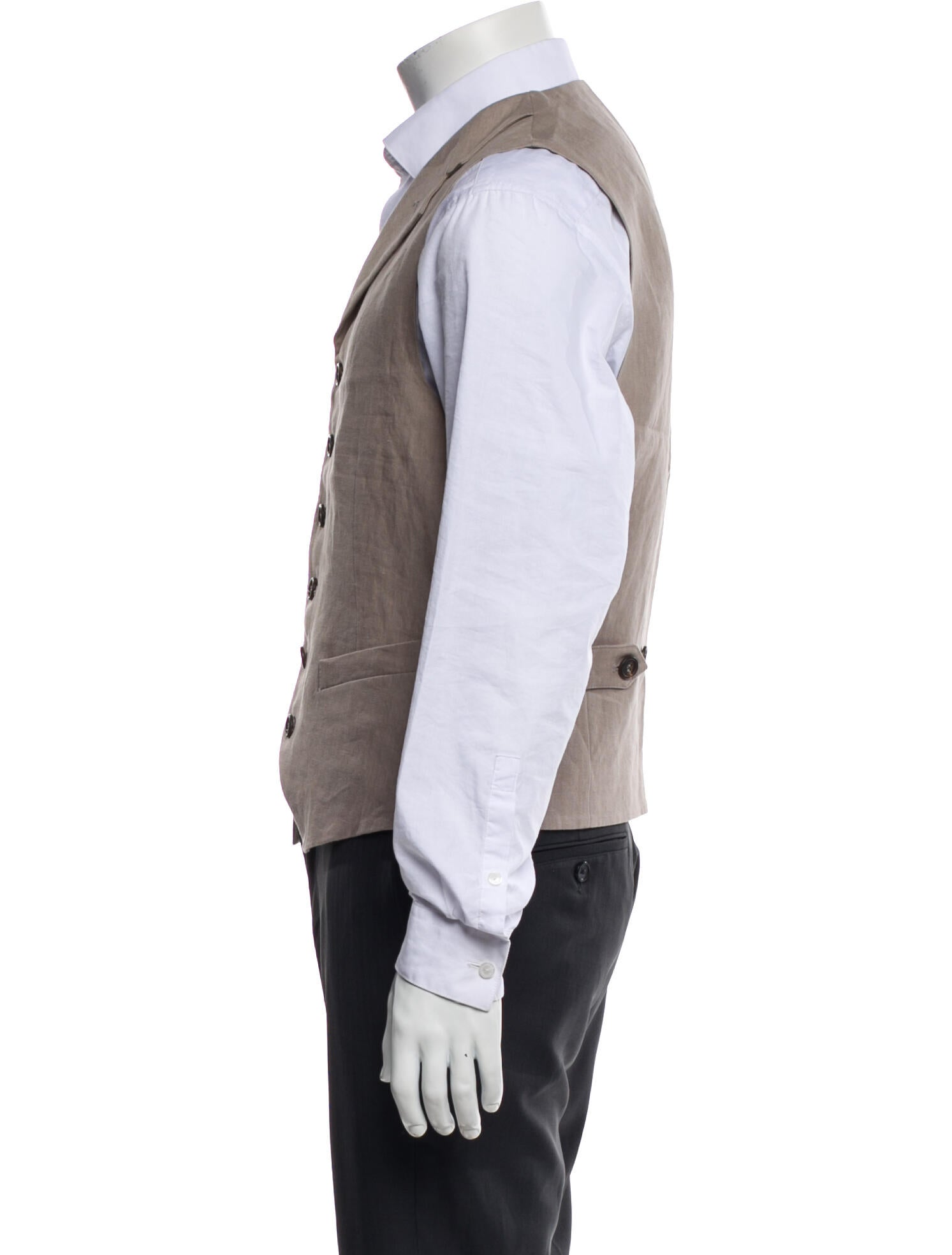 Brunello Cucinelli Linen Suit Vest