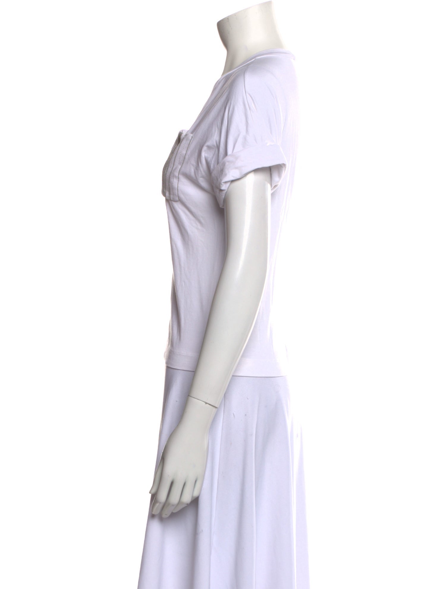 Brunello Cucinelli V-Neck Short Sleeve T-Shirt