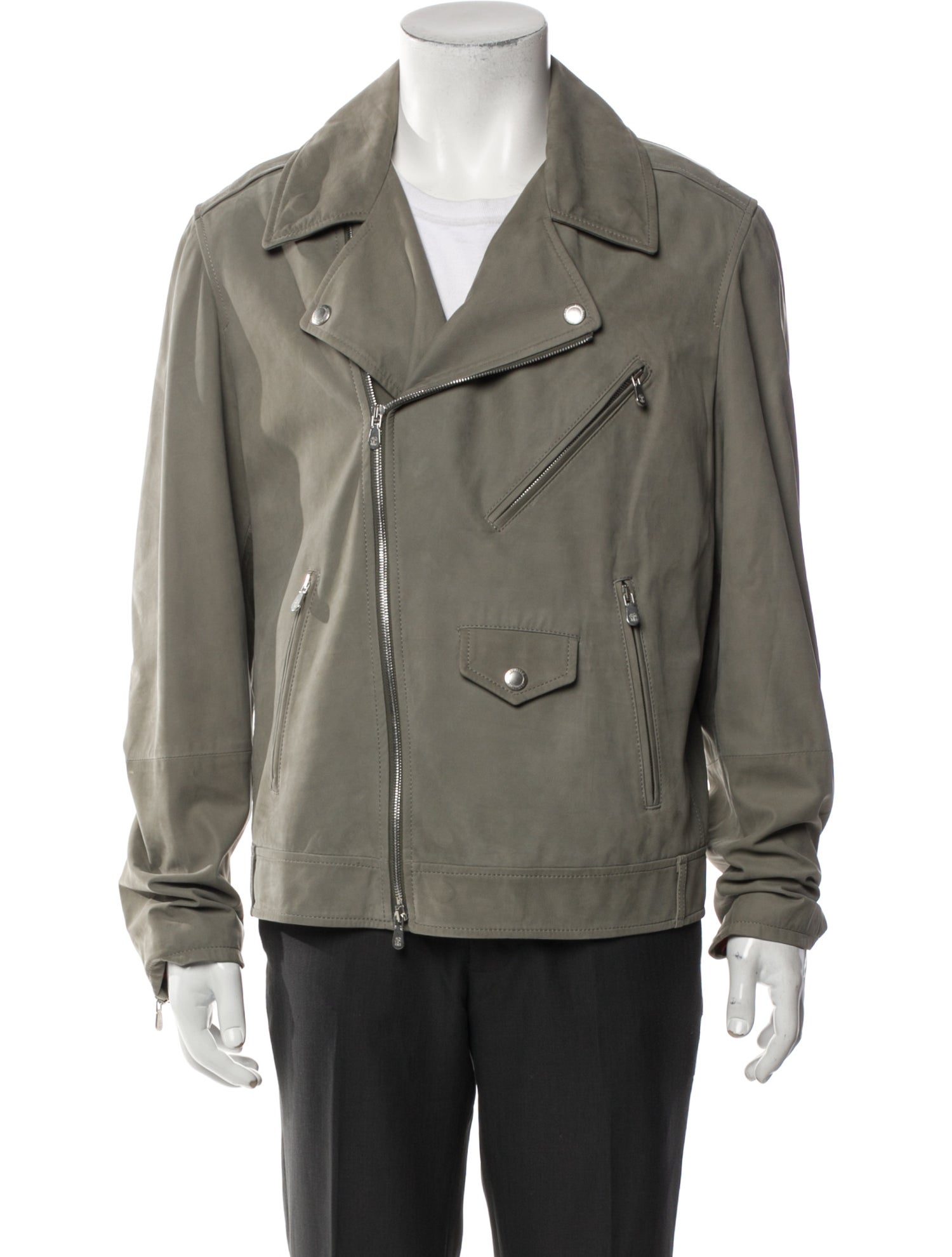 Brunello Cucinelli Leather Moto Jacket