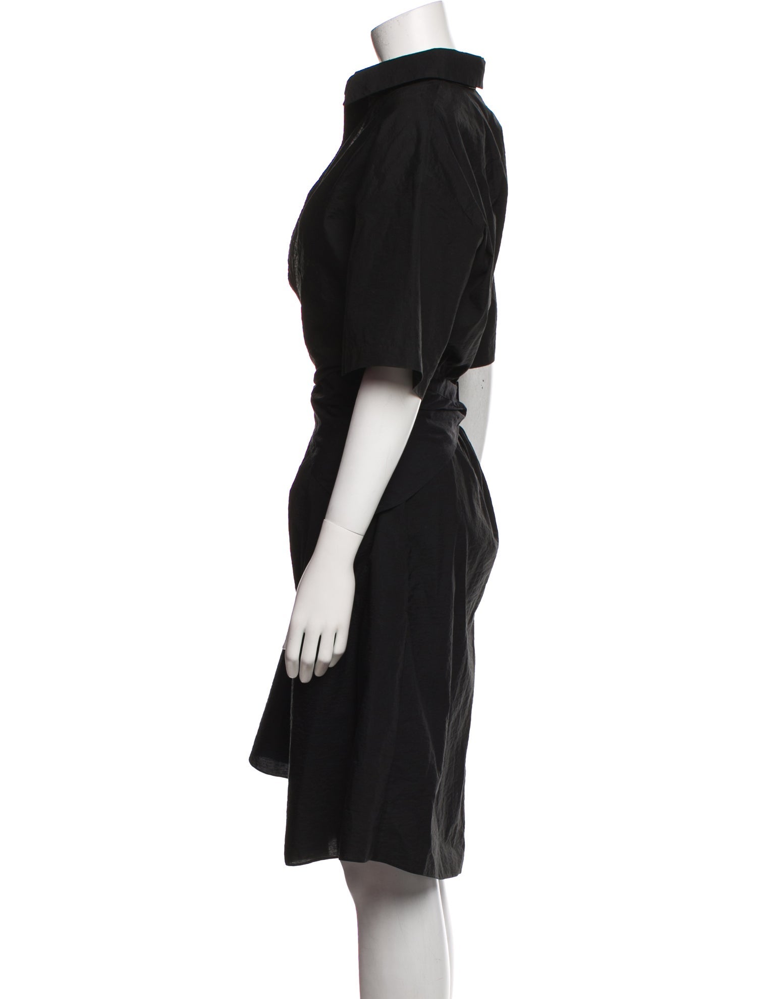 Brunello Cucinelli Mock Neck Knee-Length Dress