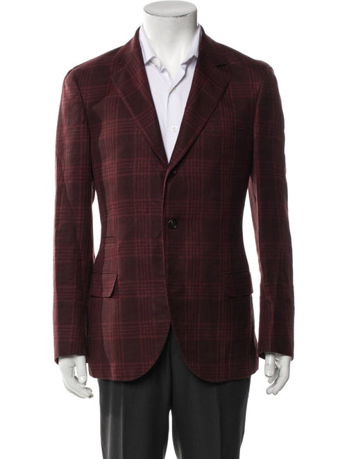 Brunello Cucinelli Plaid Print Blazer