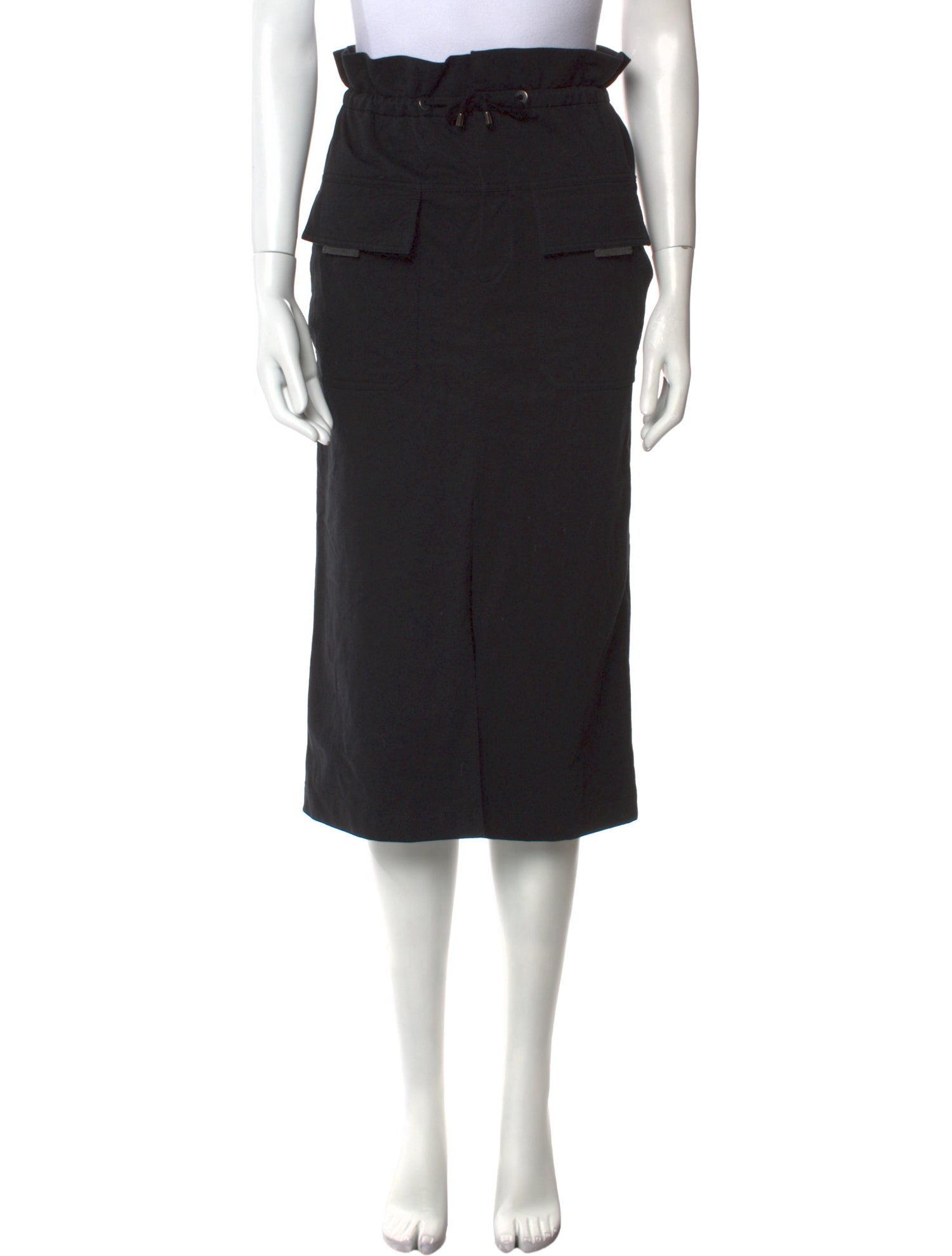 Brunello Cucinelli Beaded Accents Midi Length Skirt