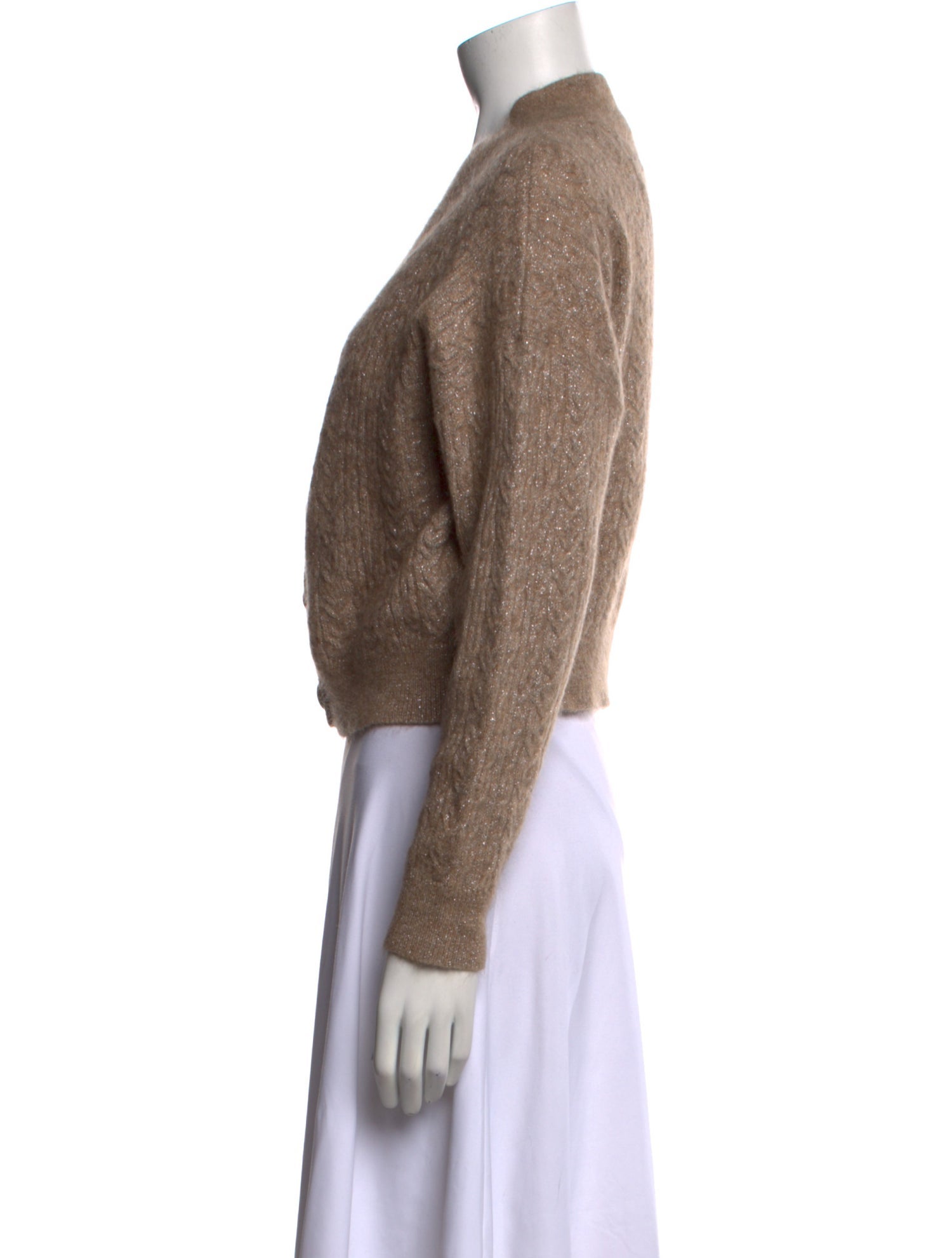 Brunello Cucinelli Mohair V-Neck Sweater