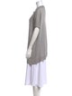 Brunello Cucinelli Linen Scoop Neck Sweater