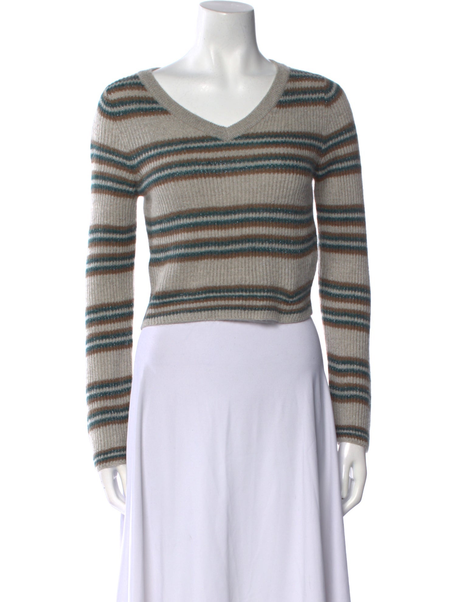 Brunello Cucinelli Mohair Striped Sweater