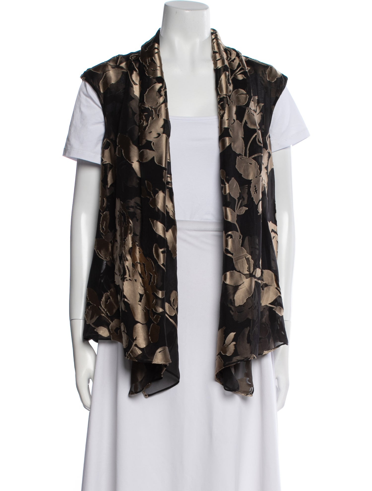 Brunello Cucinelli Floral Print Vest