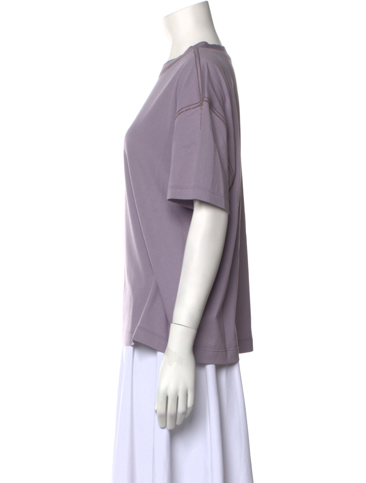 Brunello Cucinelli Crew Neck Short Sleeve T-Shirt