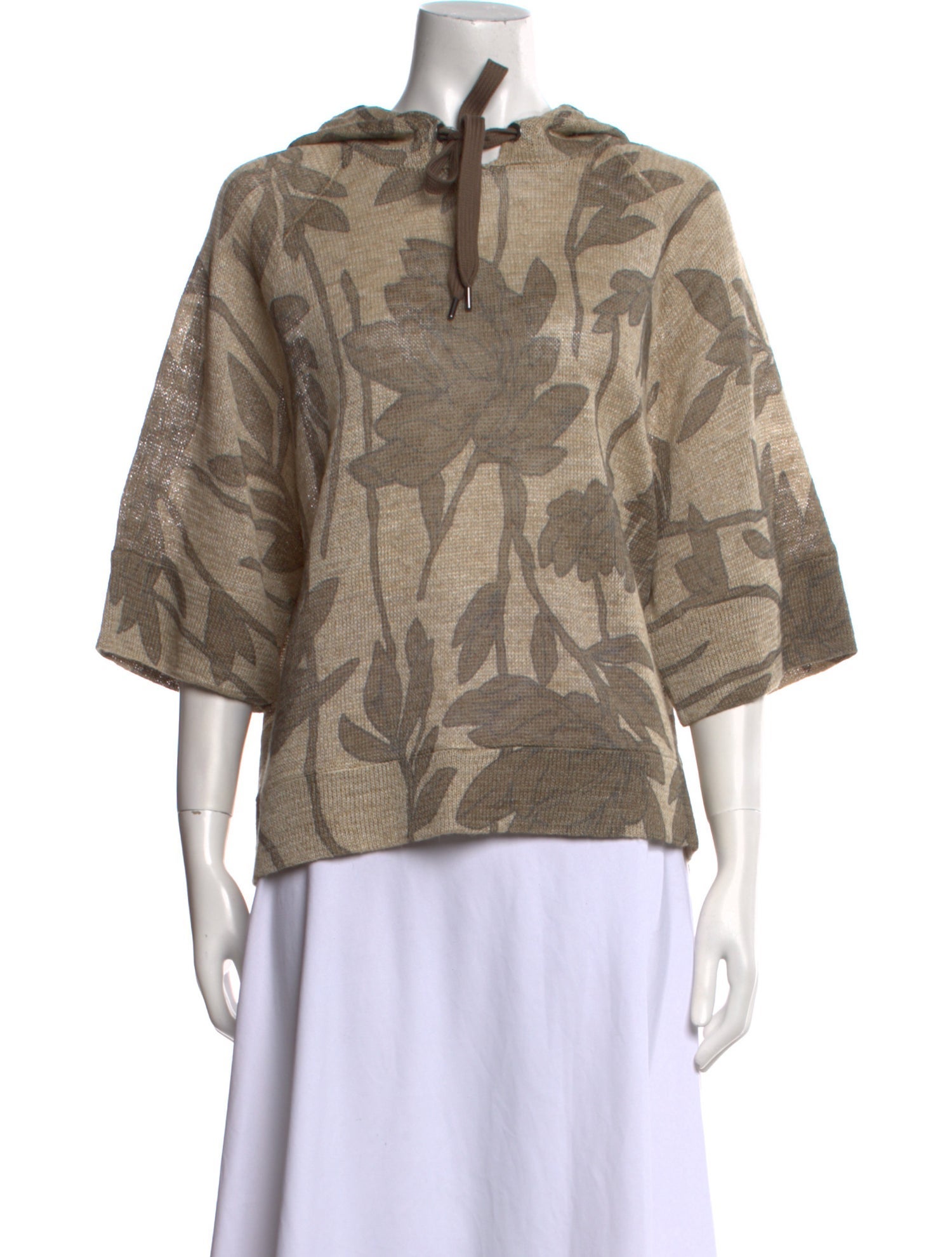 Brunello Cucinelli Printed Crew Neck Sweater w/ Tags