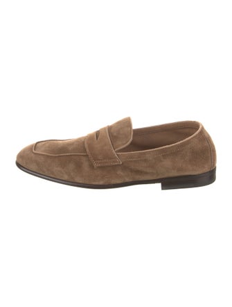 Brunello Cucinelli Suede Dress Loafers