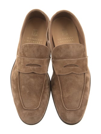 Brunello Cucinelli Suede Dress Loafers