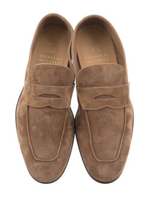 Brunello Cucinelli Suede Dress Loafers