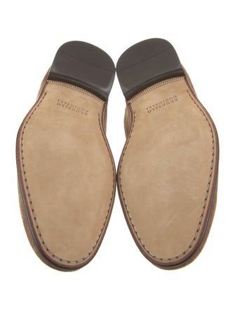 Brunello Cucinelli Suede Dress Loafers