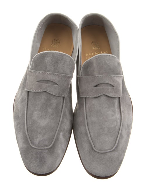 Brunello Cucinelli Suede Dress Loafers