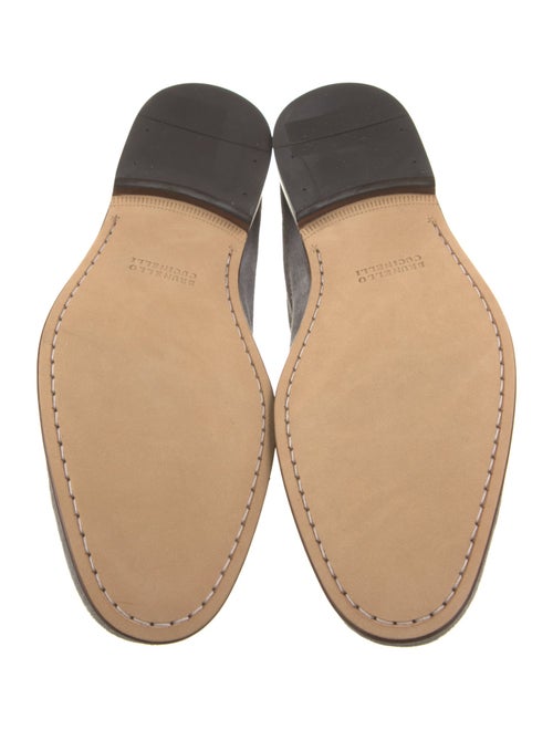 Brunello Cucinelli Suede Dress Loafers