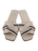 Brunello Cucinelli Monili Leather Slides