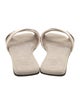 Brunello Cucinelli Monili Leather Slides