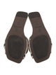 Brunello Cucinelli Monili Leather Slides
