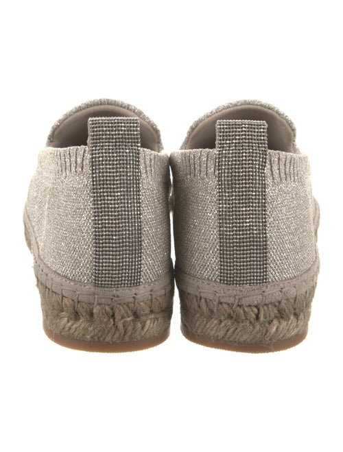Brunello Cucinelli Glitter Accents Espadrilles