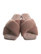 Brunello Cucinelli Monili Shearling Slides