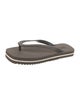 Brunello Cucinelli Monili Rubber Flip Flops