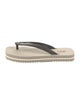 Brunello Cucinelli Monili Rubber Flip Flops