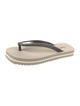 Brunello Cucinelli Monili Rubber Flip Flops