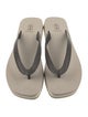 Brunello Cucinelli Monili Rubber Flip Flops