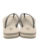 Brunello Cucinelli Monili Rubber Flip Flops