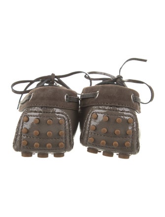 Brunello Cucinelli Monili Patent Leather Moccasins