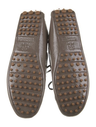 Brunello Cucinelli Monili Patent Leather Moccasins