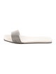Brunello Cucinelli Monili Leather Slides